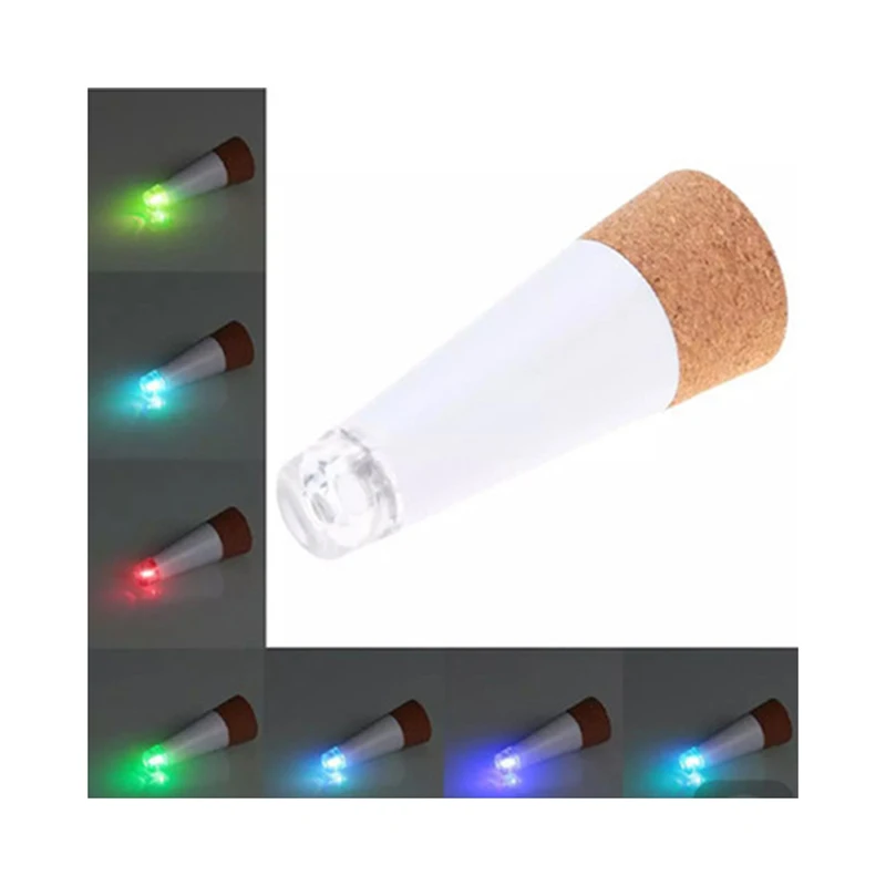 

Jiaderui Wine Bottle USB Night Lights Cork Shaped Rechargeable Creative Romantic Cork Lights Atmosphere Lights Stopper Cap Lamps