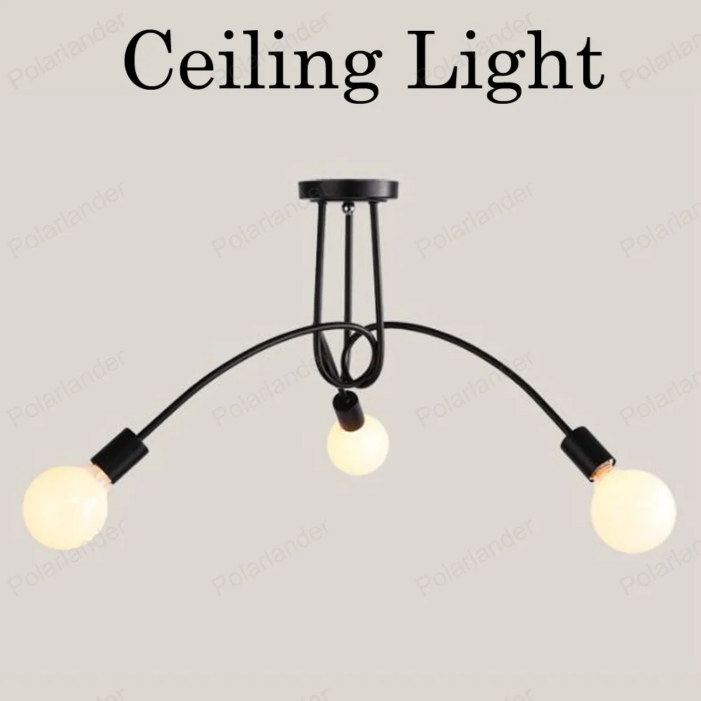 

Led Ceiling Lights For The Living Room Luminaria E27 Ceiling Lamps Fixtures For Home Lighting Lamparas De Techo Lustre 3/5 Heads