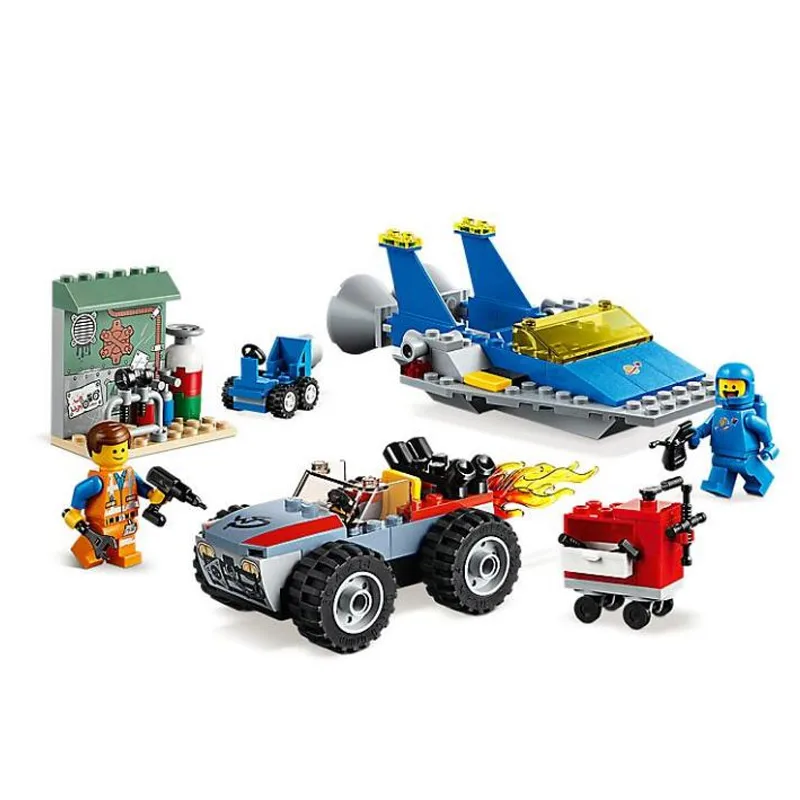 

45001 City Emmet and Benny's Build and Fix' Workshop Model Building Block 131pcs Bricks Toys Compatible With Bela 70821