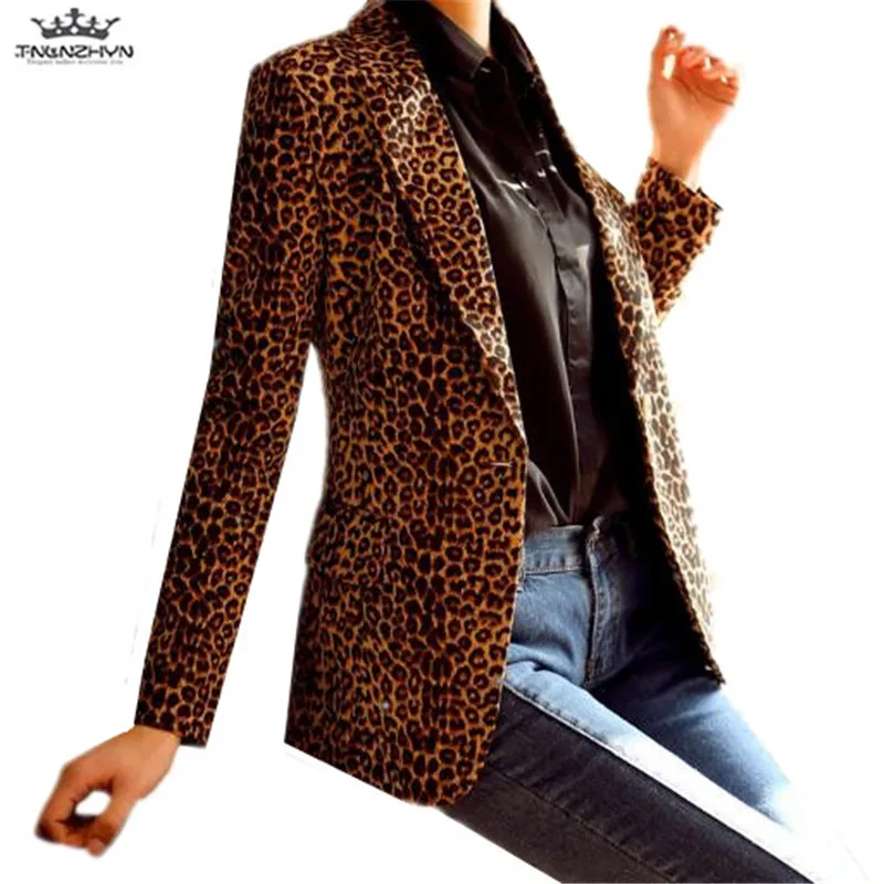 

tnlnzhyn 2019 New Spring Autumn Plus Size Women Blazers Suit Jackets Casual Long Sleeve Blazers Slim Blazer Jackets Y1029