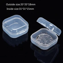 1 шт. портативный ящик для ювелирных изделий контейнер кольцо электронные части винтовые шарики коробка для хранения компонентов