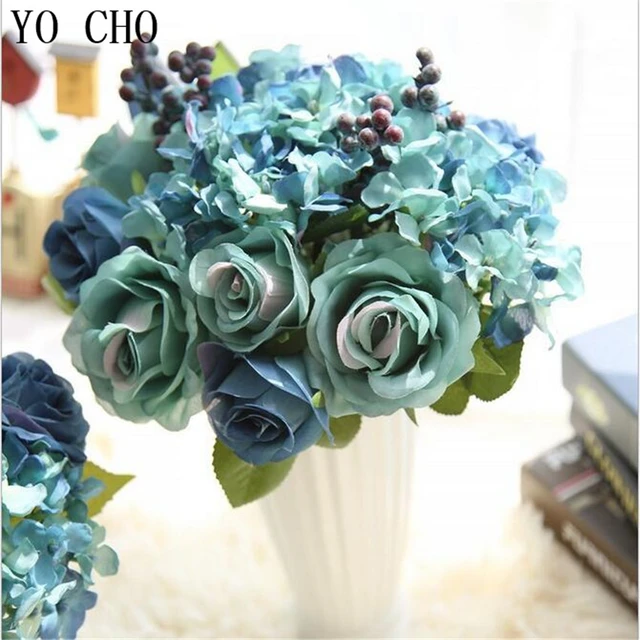 Tiffany Blue Artificial Flowers