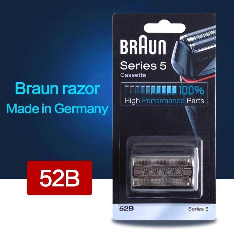 Braun 52 S/52B бритва кассета с лезвиями Замена для серии 5 Высокая Perfprmance части(5090 5050 5030