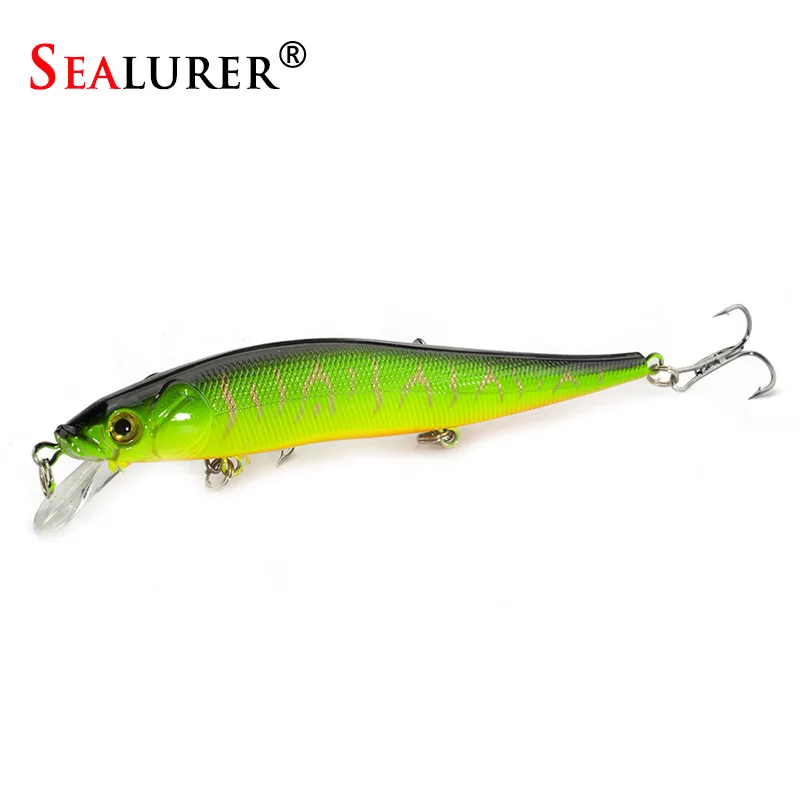 SEALURER 1 pcs محاصر مجموعة سمك البلمة 12 cm 13.5g الصيد إغراء تعويم أسماك المتذبذب المطبوعة إغراء الطعم الثابت SEALURER 1 pcs محاصر مجموعة سمك البلمة 12 cm 13.5g الصيد إغراء تعويم أسماك المتذبذب المطبوعة إغراء الطعم الثابت
