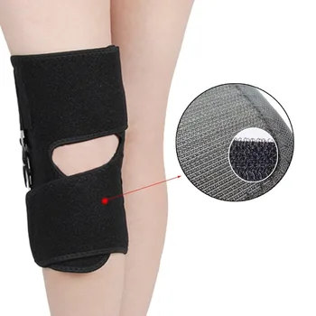 

Adjustable Medical Hinged Knee Orthosis Brace Support Ligament Sport Injury Orthopedic Splint Sports Knee Pads
