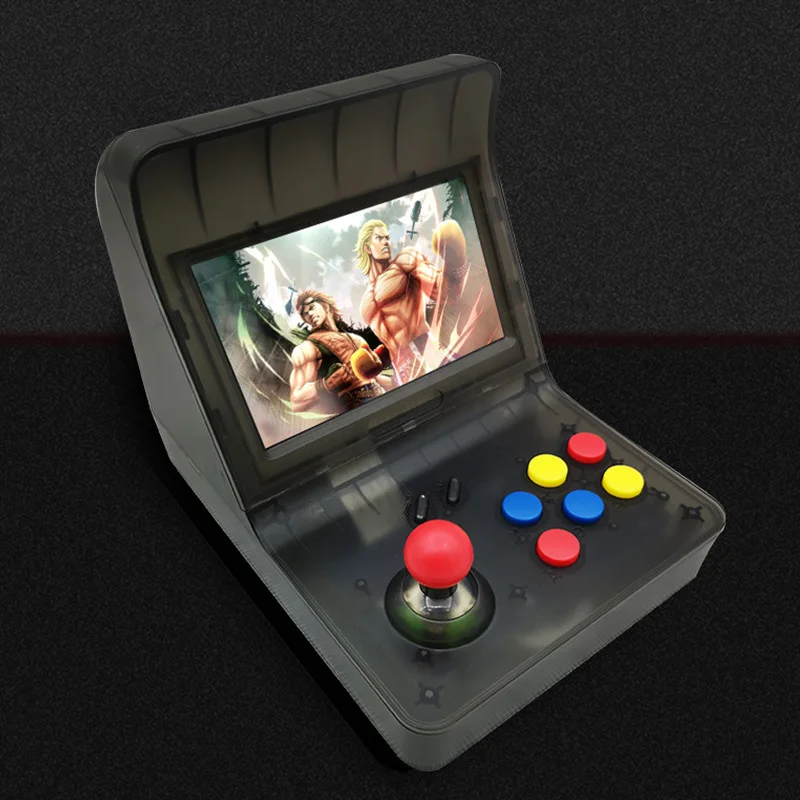 Портативная ретро мини портативная игровая консоль 4,3 дюймов Аркада 64bit Классическая семейная видео Игровая приставка встроенный 3000 игр