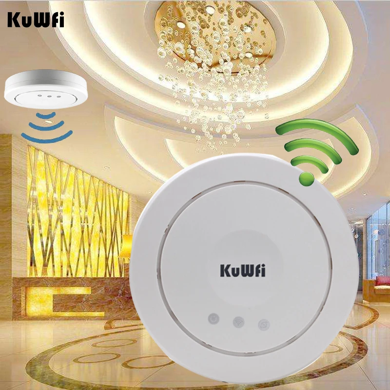 

High Power Wireless Ceiling Access Point 300Mbps Indoor AP Wifi Repeater Signal Booster AC controller 24V POE Wireless Router