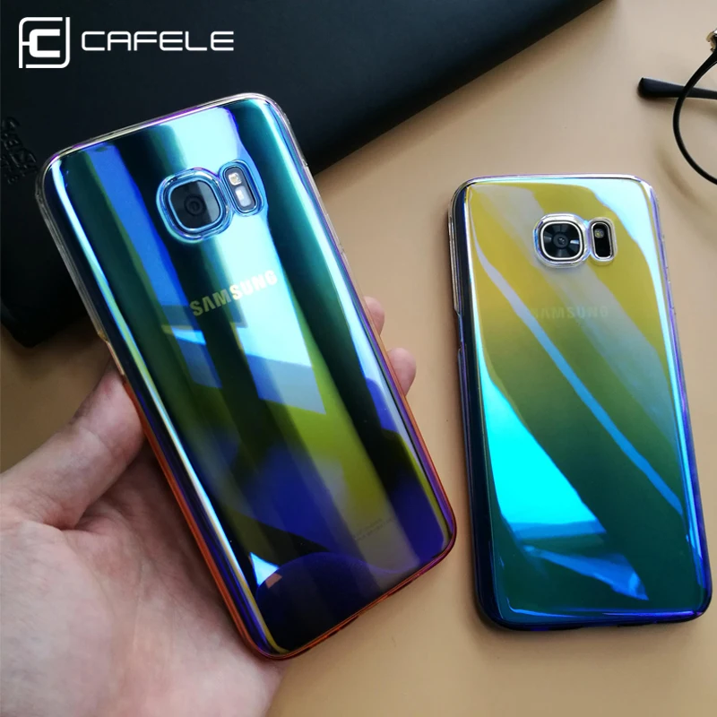 Cafele Phone Case For Samsung Galaxy S7 Edge Luxury Aurora