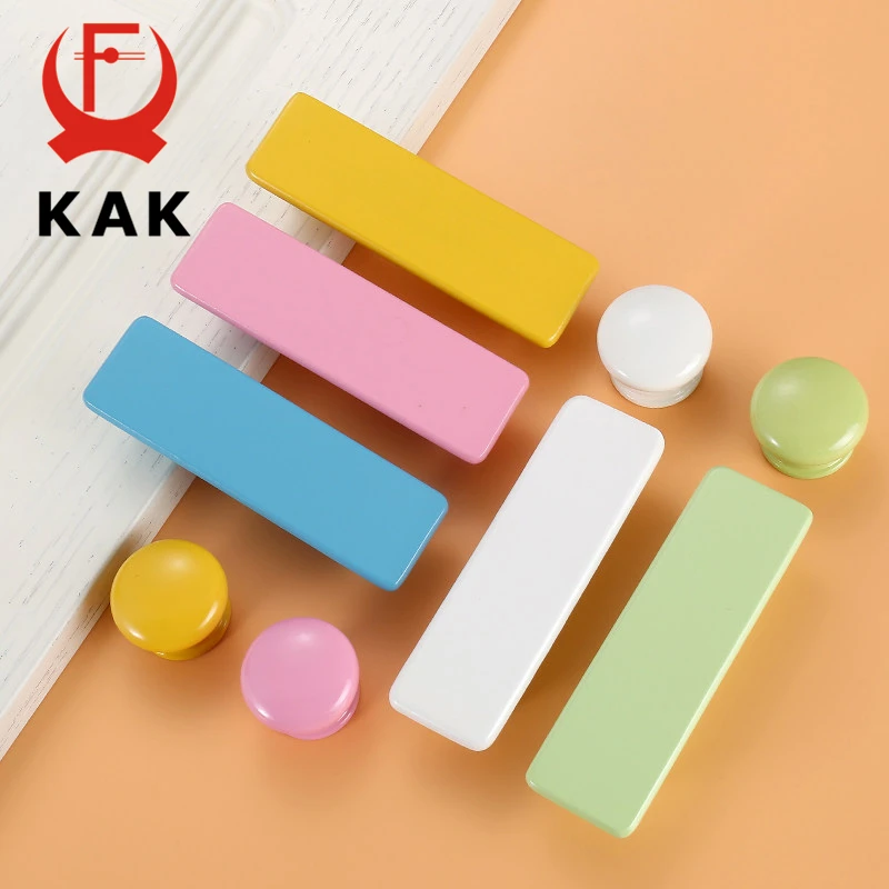Детские деревянные ручки для шкафов и ящиков KAK кухонных дверей макарон шкафа
