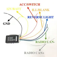 BODENLA автомобиль радио MIB RCD330 плюс декодер Canbus эмулятор шлюза симулятор для VW Golf Jetta MK5 MK6 Passat Touran