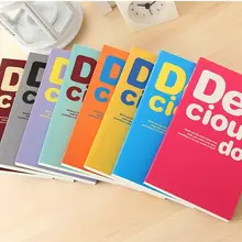 Милый записная книжка эффективное утолщение цветными страницами для кулинарно-деликатесной продукции комфортабельную блокнот для Планировщик подарок офисные школьные принадлежности, блокноты в Корейском стиле papelaria