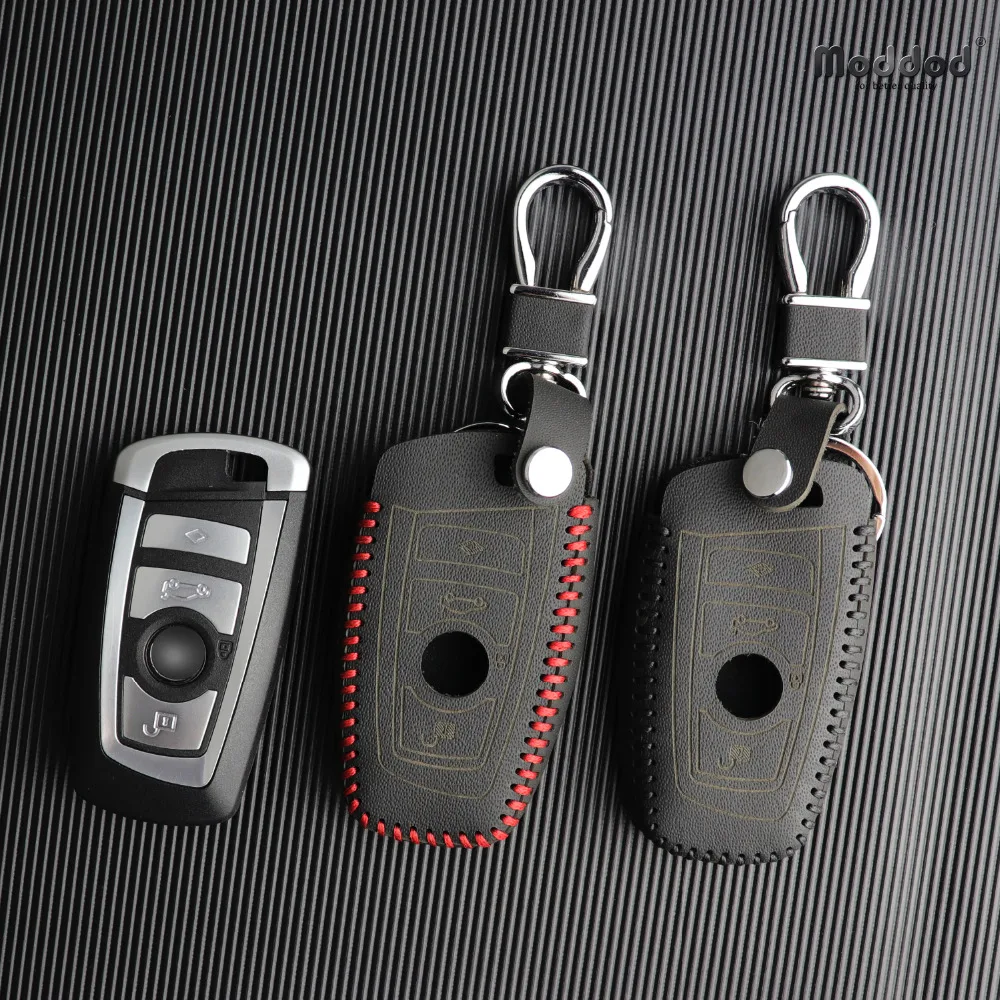 

Car key Cover for BMW 5 Series M1 GT F20 F10 F30 520 525 520I 530D E34 E46 E60 E90 Genuine leather Case Remote keybag keychain