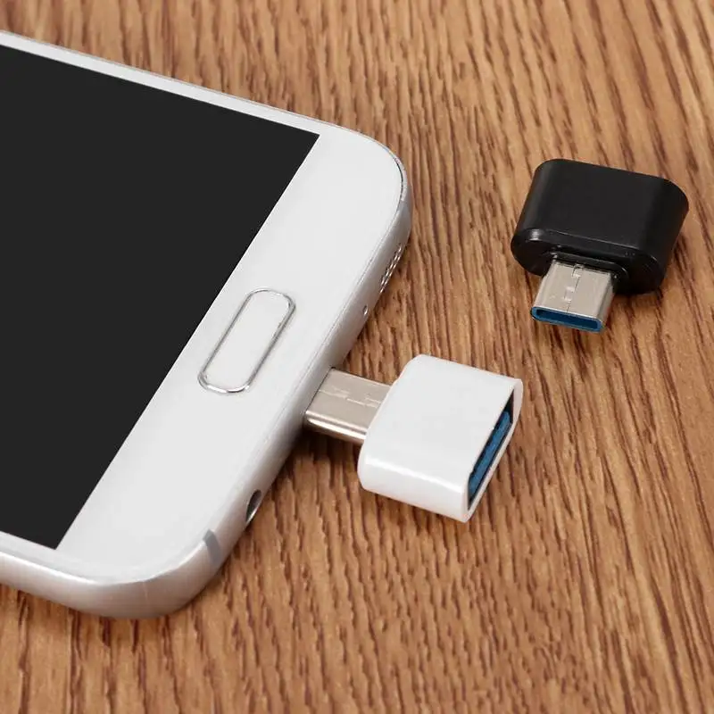 LEORY USB OTG Тип-C с портом «папа» для USB с портом «мама» кабеля для передачи данных OTG кабель зарядного устройства адаптер для samsung S9 Xiaomi 6 huawei Mate9 для MacBook