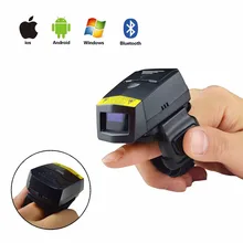 Wearable Ring 1D Laser Bluetooth Barcode Scanner FS01 32bit USB Li-ion Battery For Windows Mac IOS Android Mobile