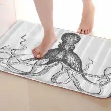 Octopus стиль Коврики для улицы, забавные Противоскользящие коврики для ванной, коврики для двери, коврики под входную дверь