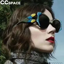 Разноцветные солнцезащитные очки с цветной оправой, роскошные солнцезащитные очки для мужчин и женщин, защита от уф400 лучей, винтажные брендовые дизайнерские очки Oculos 47210