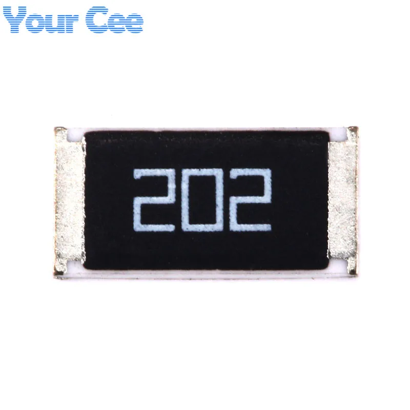 50 шт. SMD чип резистор 2512 1 Вт 2K Ом 202 5% Резистор 2KR|resistor kit|resistor priceresistor led |