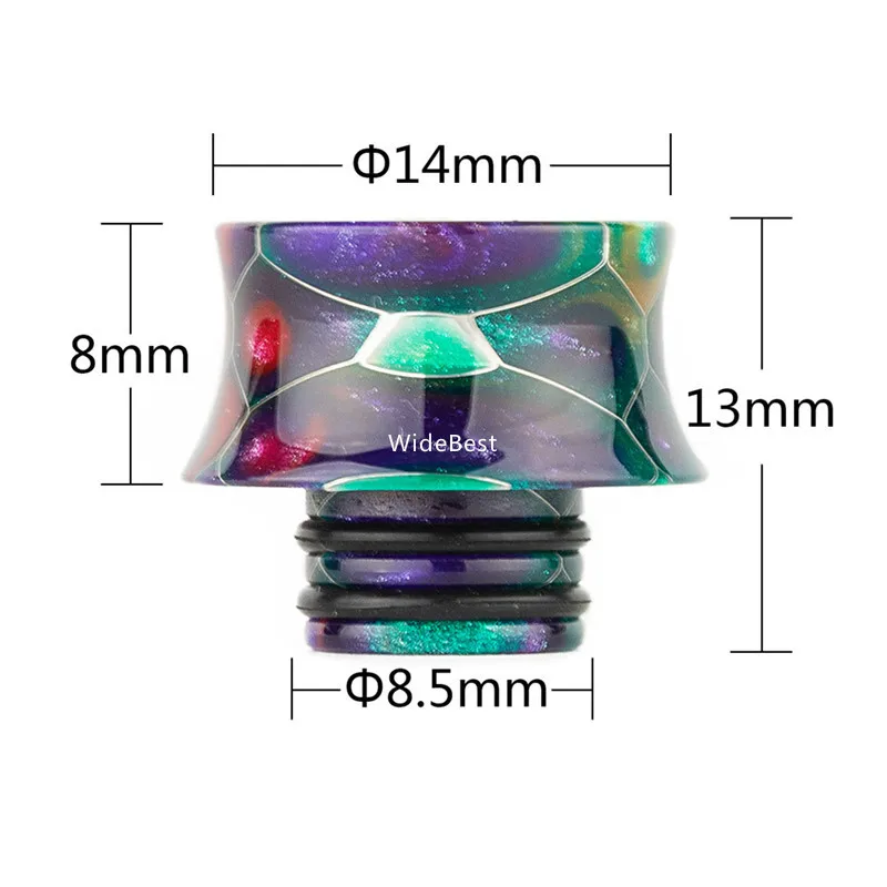 SKRR S Mini/Digiflavor Siren 2 V2 капельный наконечник с широким отверстием Epoxy Cobra Recurve 510 замена