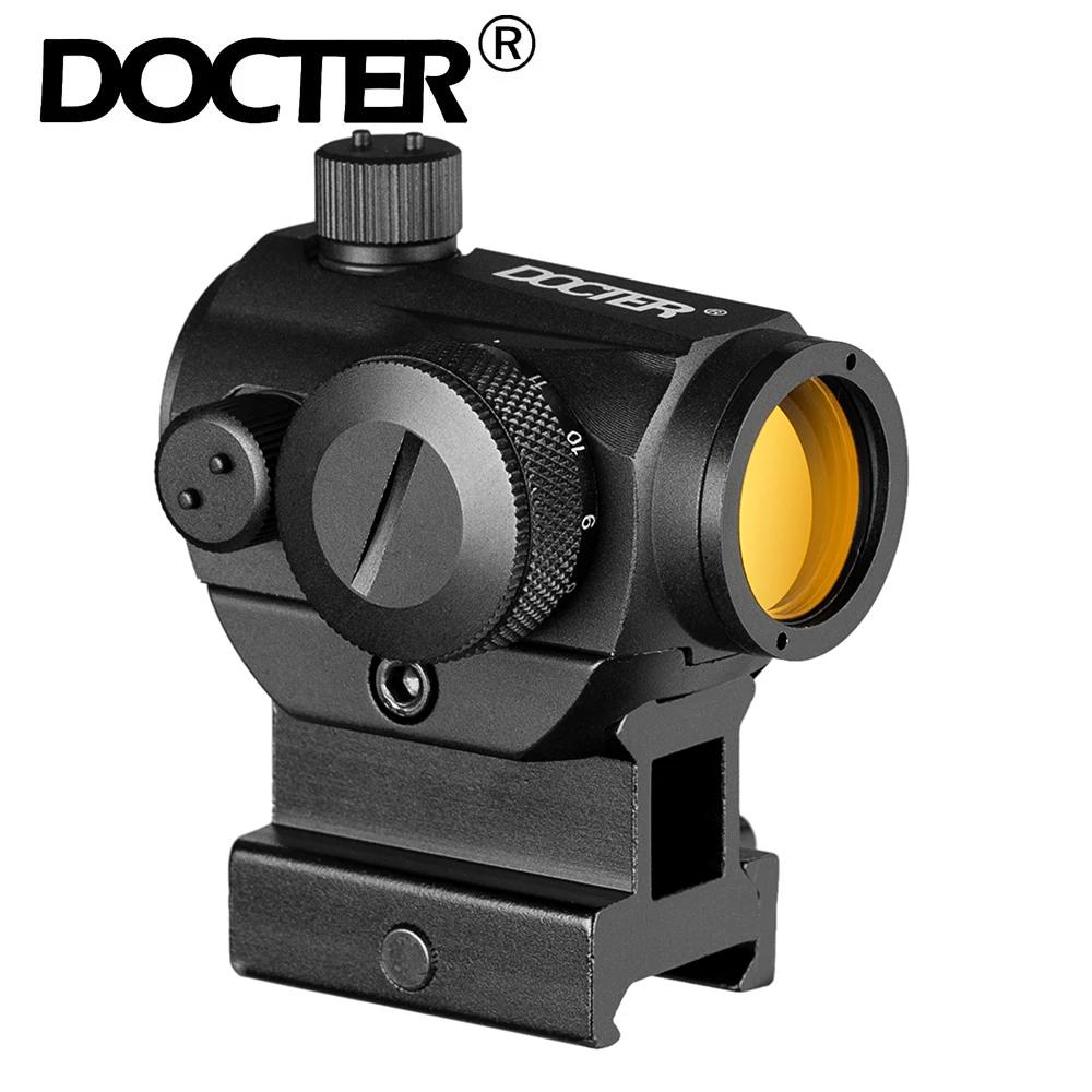 Vista com Liberação Mini Rifescope Vista Iluminado Sniper Vermelho Verde Ponto Rápida Red Dot Scope 20mm Rali Montar Caça 1×24