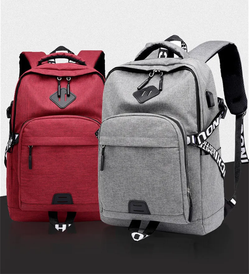 Оксфордский рюкзак для ноутбука для мужчин и женщин, школьные сумки, usb зарядка для компьютера, мужской рюкзак, школьный рюкзак большой емкости, рюкзак Mochila
