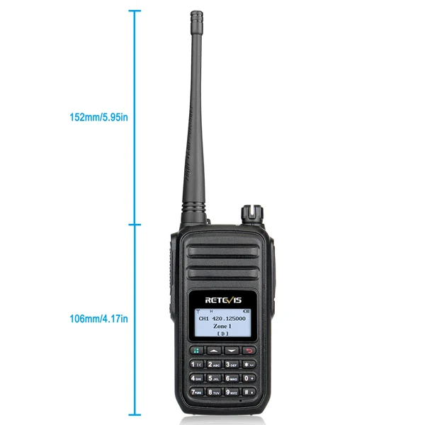 2 шт. Retevis RT80 DMR Радио Цифровой рация UHF 400-480 мГц 5 Вт цифровой мобильный радиотелефон VOX Сигнализация радиолюбителей КВ трансивер