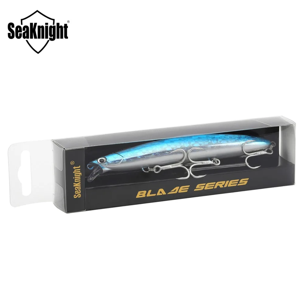 4 шт./лот SeaKnight SK008 Minnow приманки для ловли рыбы, 20 г 125 мм 0,3~ 0,9 M Искусственный Приманки жесткая приманка для рыбалки, набор для рыбалки со воблер с 3 крючка