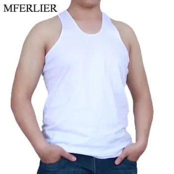 

MFERLIER Summer underwear men 5XL 6XL Plus size Bust 130-150cm Loose men underwear