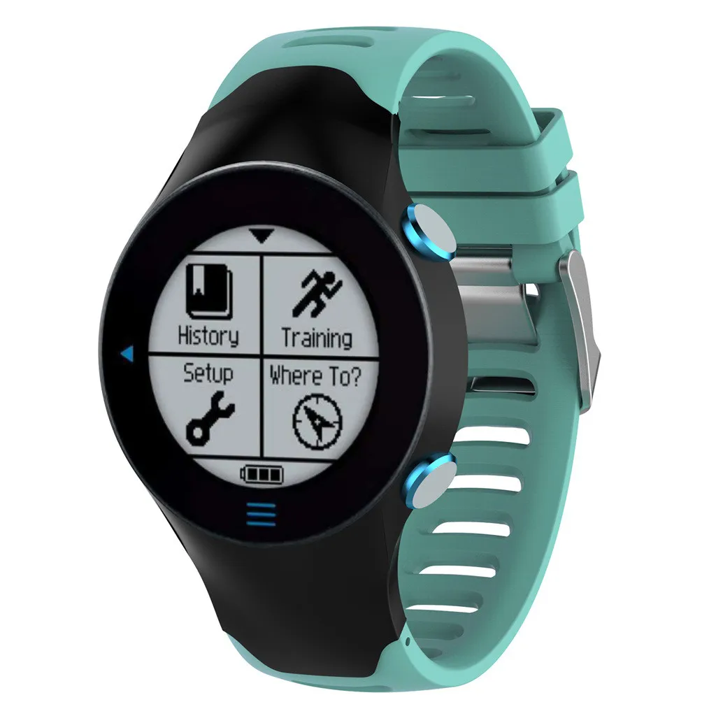 Силиконовый ремешок для Garmin Forerunner 610, ремешок для часов, резиновый ремешок, 220 мм, спортивные браслеты, инструмент для работы, ремешок для часов - Цвет: D