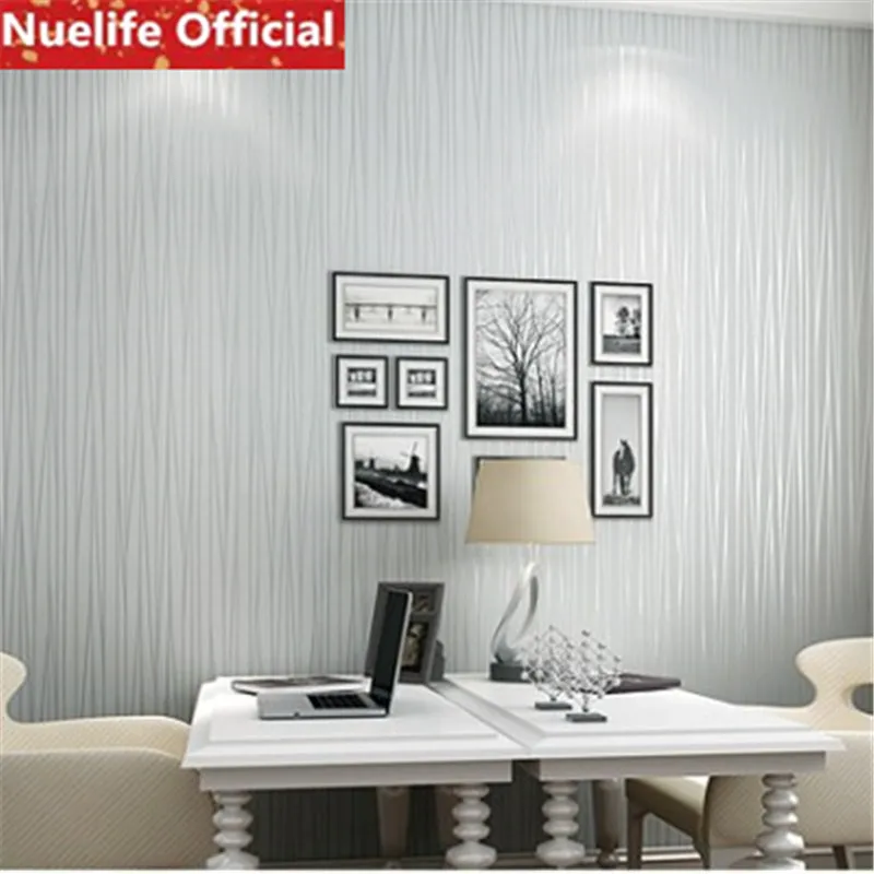 striped pattern non-woven self-adhesive wallpaper kids room study kindergarten bedroom living wall stickers | Дом и сад