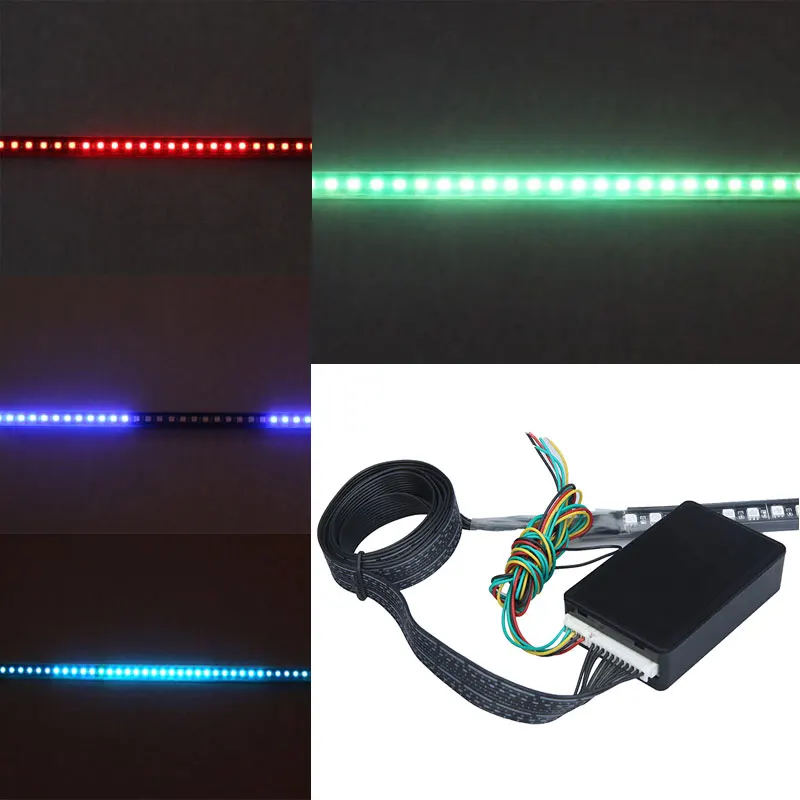 Автомобильный Стайлинг яркая световая балка Knight Rider 5050 SMD 48 светодиодный 7 цветов