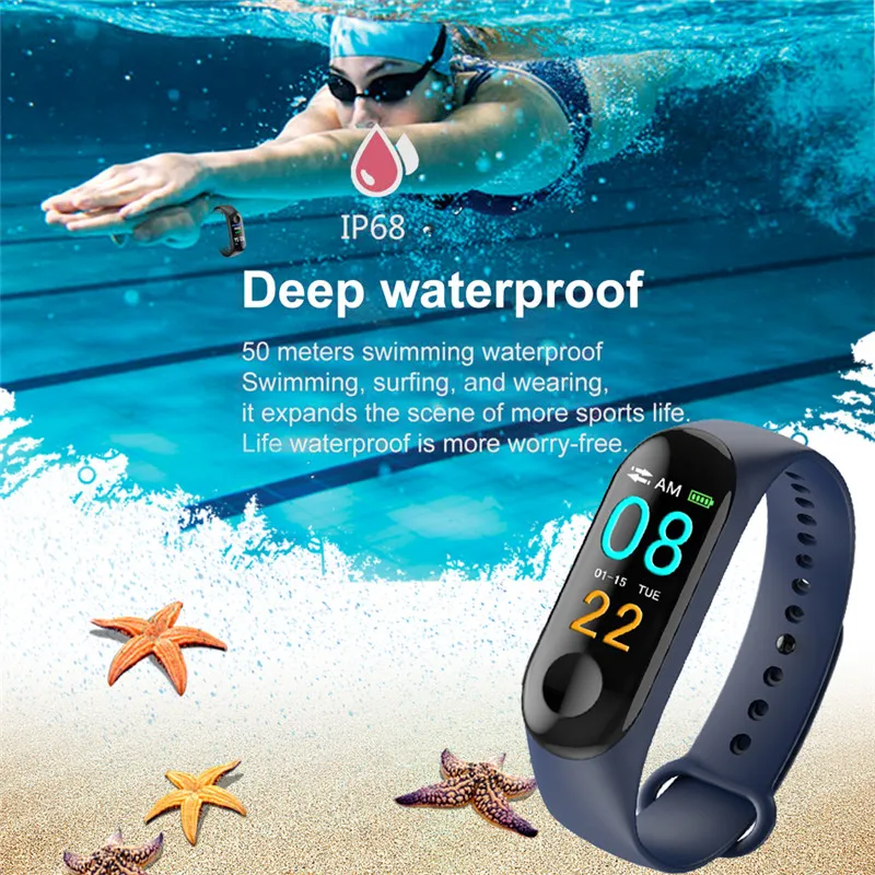 BANGWEI 2018 Smart Watch Men IP68 Waterproof Sport Watch Blood Pressure Heart Rate Monitoring Pedometer Smart Fitness Watch +Box