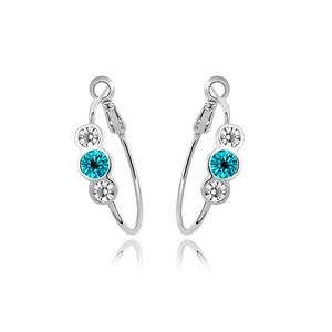 

Fashion Bohemian Earrings Crystal From Austria Hoop Earrings Women Joyas