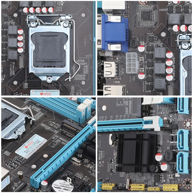 Скидка материнская плата с M.2 SSD слотом бренд huanan Zhi H110 LGA1151 материнская плата с VGA/HDMI портом для i5 8500 SATA3.0 USB3.0