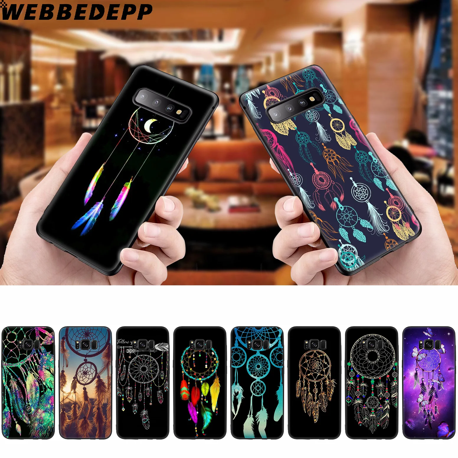 WEBBEDEPP Dream Catcher Soft Case for Samsung Galaxy S10 S10e S9 S8 Plus S7 S6 Edge &amp J6 2018 Note 10 9 8 |