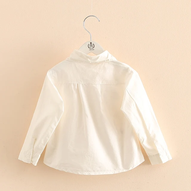 Baby Girls Blouse Long Sleeve Embroidered Shirt 2017 New Arrival Spring Autumn Children’s Clothing Kids Shirt Fashion Top 2 3 4