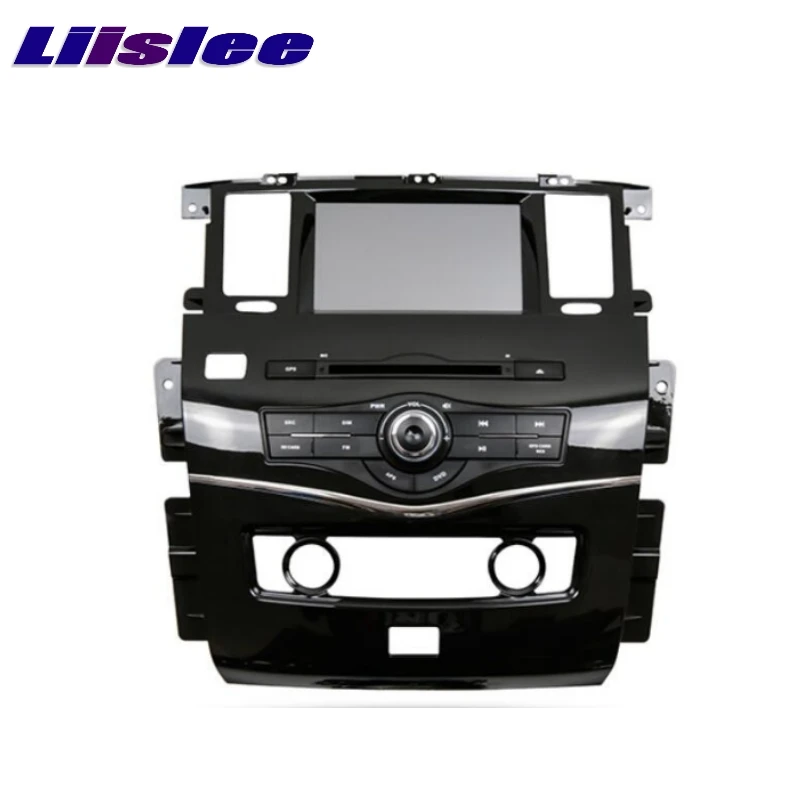 Для Nissan Patrol Y62 2007~ LiisLee Автомобильный мультимедийный телевизор DVD gps аудио Hi-Fi радио стиль Навигация Advanced NAV INAVI