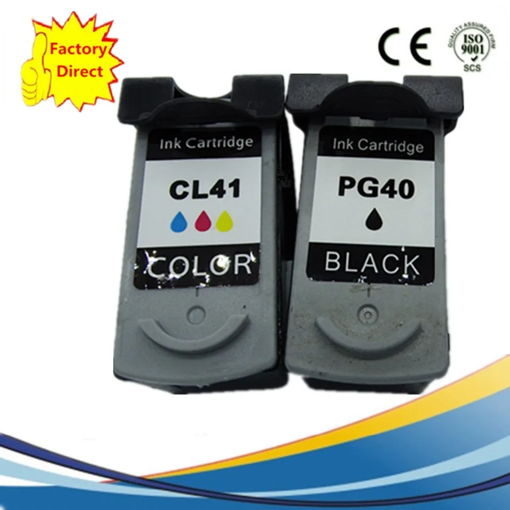 PG 40XL PG40XL CL 41XL CL41XL восстановленные чернильные картриджи Pixma MP220 ip1800 MP460 ip1900 MX300|ink