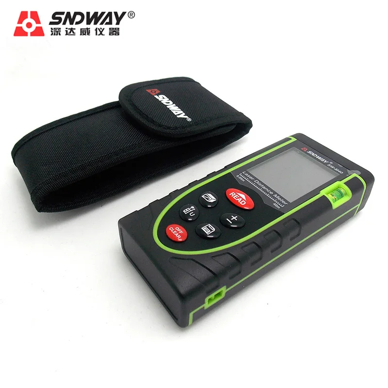  Handheld Rangefinder Laser Distance Meter Digital Laser Range Finder USBTape Measure 40M Tester Are