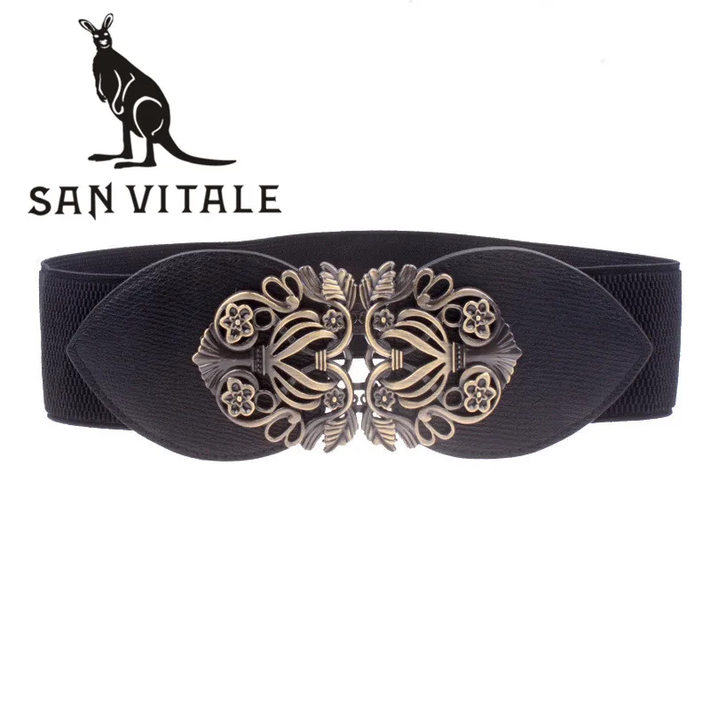 Cummerbunds Belt For Women Belts Large Size Straps Ratchet Reversible Bohemia Buckle 2017 New