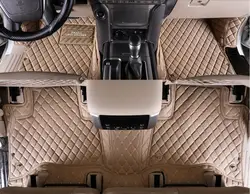 Автомобильные 3D роскошные кожаные автомобильные коврики для Toyota Land Cruiser Prado 5 мест 7 мест 2700 2010-2018 EMS Бесплатная доставка