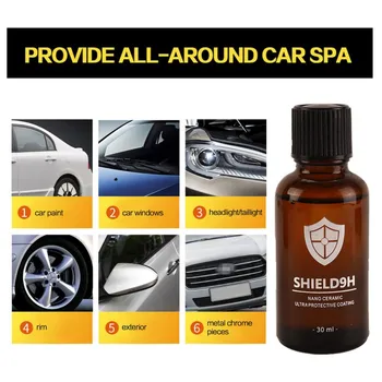 

9H Hardness Car Liquid Ceramic Coat Super Hydrophobic Glass Coating Car Polish 30ml