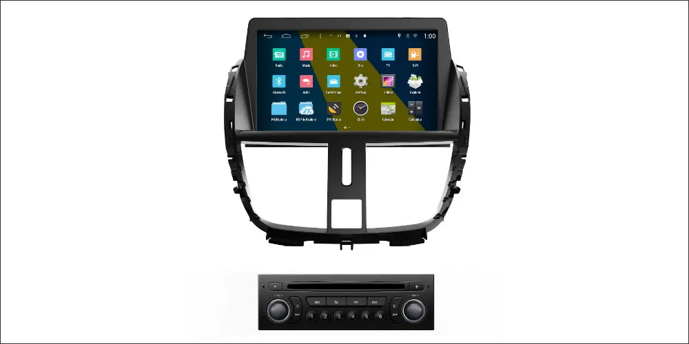 Best Liislee Car Android Multimedia For Peugeot 206 2010~2013 Radio CD DVD Player GPS Navi Map Navigation Audio Video Stereo System 14
