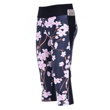 WF425 летние популярные женские спортивные брюки с принтом персикового цвета, женские сексуальные хип-спортзал фитнес бег брюки для тренировок