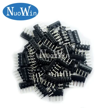 

200pcs DIP exclusion Network Resistor array 5pin 470R 510R 470 510 1K 2K 2.2K 3.3K 4.7K 5.1K 10K 20K 22K 47K 100K ohm