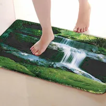 Водопад Стиль Ванная комната Коврики, забавные Нескользящие Для ванной Коврики, Занавески для душа Интимные аксессуары, Коврики Чинг вашей душе Шторы