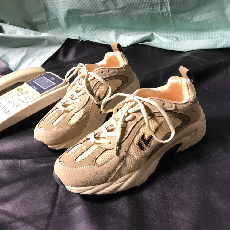 

Shoes Harajuku Wild Sports Shoes Lovers Casual Running Mesh Retro Running Old Shoes Women