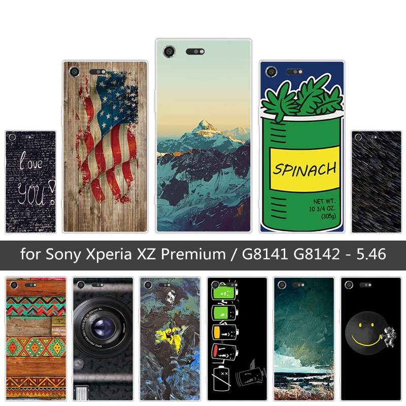 Для Sony Xperia XZ Премиум ТПУ силиконовый мягкий Небесный чехол для телефона