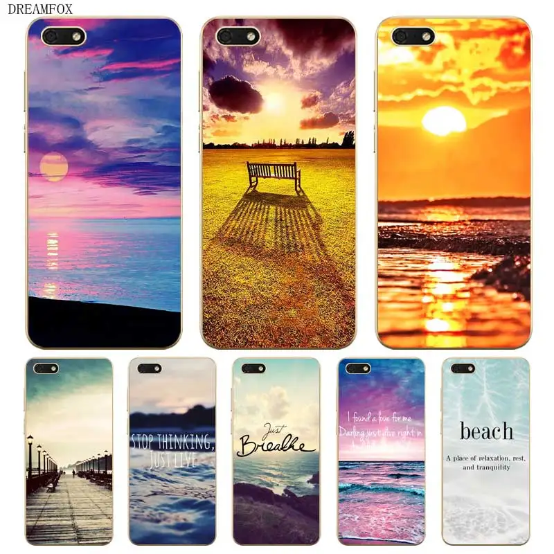 N378 Scenary Soft TPU Silicone Case Cover For Huawei Nova 2 2i 2S 3 3e 3i 4 4e Enjoy 8 Plus |