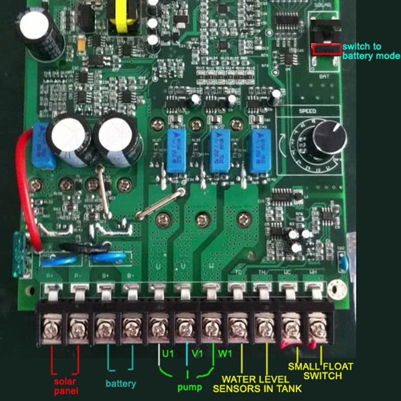 

Еуропумп модель (EPSC-1) 24v 36v 48v 72v Водяной насос на солнечной батарее со слежением за максимальной точкой мощности, контроллер для DC Солнечный погружной насос