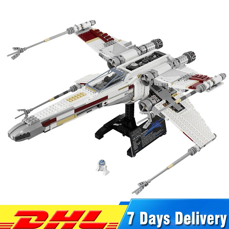 

Compatible LegoINGlys 10240 Lepin 05039 Star War Red Five X-wing Starfighter Model Building Blocks Bricks Toys for Children Gift
